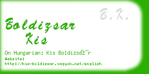 boldizsar kis business card